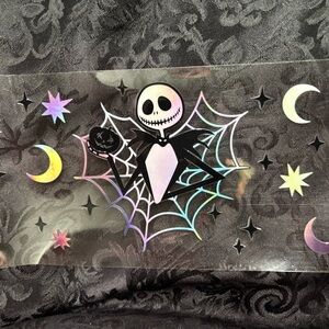 Set of 5 UVDTF Jack Skellington transfer Sticker